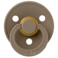 Соска круглая Bibs Colour 100243C Унисекс/ 0 месяцев - 6 месяцев/ Латекс/ Дуб