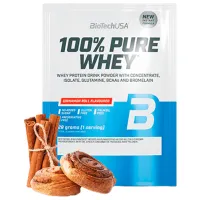 Proteină BioTechUSA 100% Pure Whey 28 g (5999076221547) praf/ Rulouri cu scorțișoară