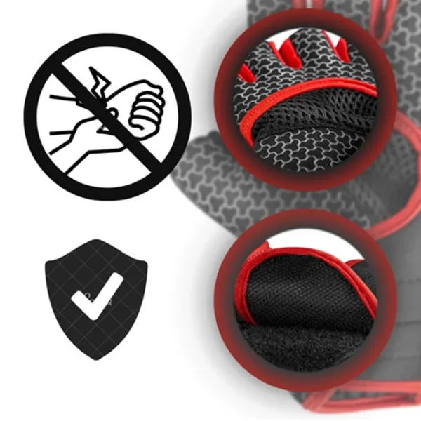 Mănuși Fitness Spokey Lava M photo 5 Mănuși Fitness Spokey Lava M photo 5