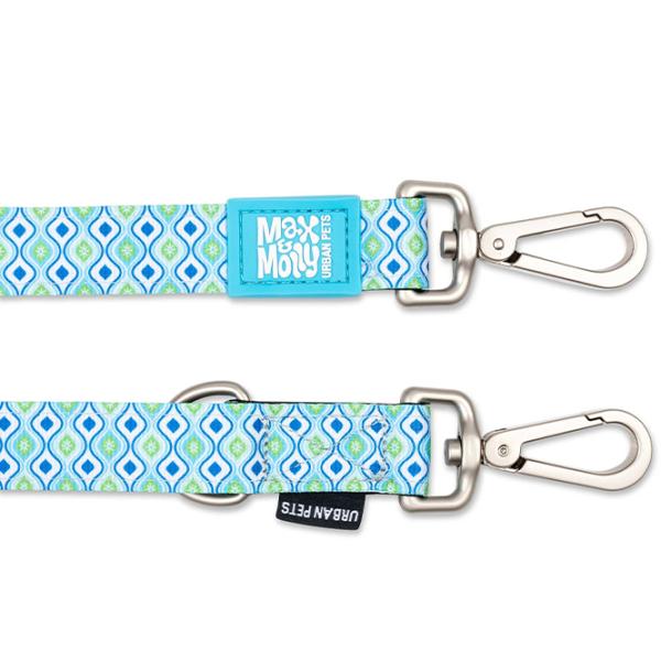 Поводок Max & Molly Multi-Functional Retro Blue M/ для собаки photo 2