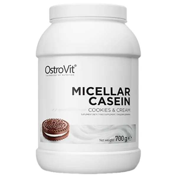 Proteină OstroVit Micellar Casein 700 g (5902232611755) praf/ Biscuit cu cremă photo 1 Proteină OstroVit Micellar Casein 700 g (5902232611755) praf/ Biscuit cu cremă photo 1