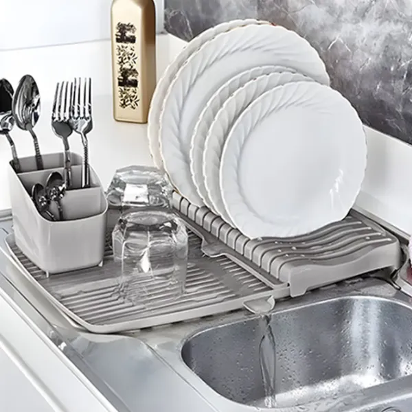 Сушилка для посуды Turan Flovi Пластик/ Gray photo 2 Сушилка для посуды Turan Flovi Пластик/ Gray photo 2