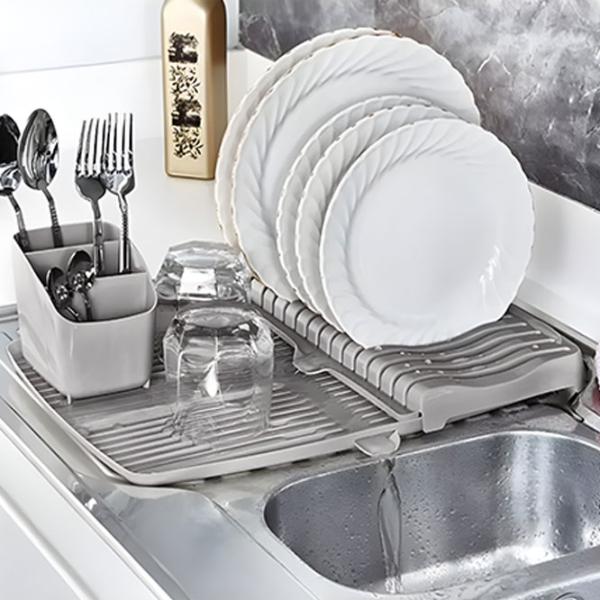 Сушилка для посуды Turan Flovi Пластик/ Gray photo 2 Сушилка для посуды Turan Flovi Пластик/ Gray photo 2