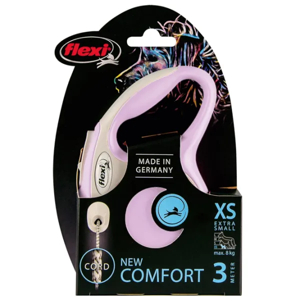 Lesă Beeztees FLEXI NEW COMFORT Cord XS/ pentru pisici photo 2 Lesă Beeztees FLEXI NEW COMFORT Cord XS/ pentru pisici photo 2