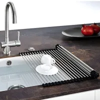 Uscătoare pentru veselă Dr.Gans Rollmat Aluminiu/ Chrome photo 2