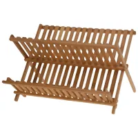 Uscătoare pentru veselă EH pliable Lemn/ Brown