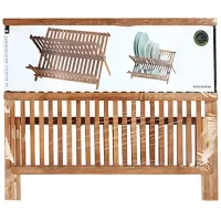 Uscătoare pentru veselă EH pliable Lemn/ Brown photo 2