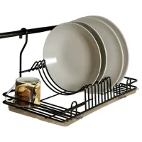Uscătoare pentru veselă Rejs Hanging basket Metal/ Black photo 3