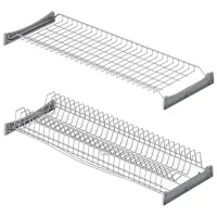 Uscătoare pentru veselă Starax Glass Shelf Set Metal/ Black