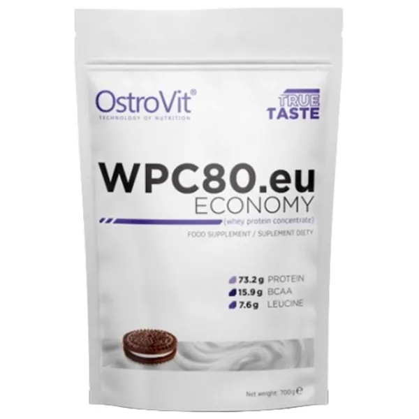 Протеин OstroVit Economy WPC80.eu 700 г (5902232611908) порошок/ Кремовое печенье photo 1 Протеин OstroVit Economy WPC80.eu 700 г (5902232611908) порошок/ Кремовое печенье photo 1