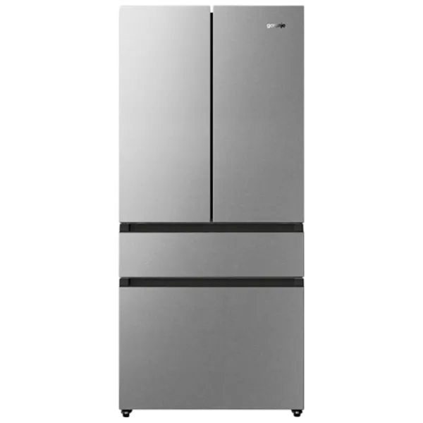 Frigider Gorenje NRM8181UX cu congelator jos 421 l / 181.7 cm / Inox photo 1