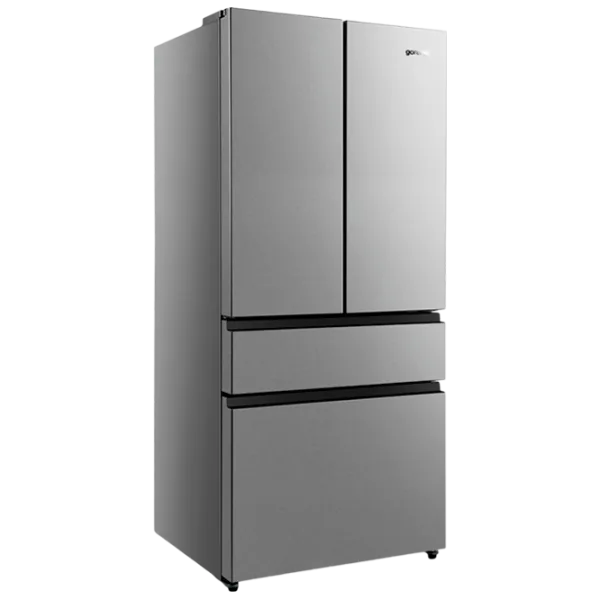 Frigider Gorenje NRM8181UX cu congelator jos 421 l / 181.7 cm / Inox photo 2