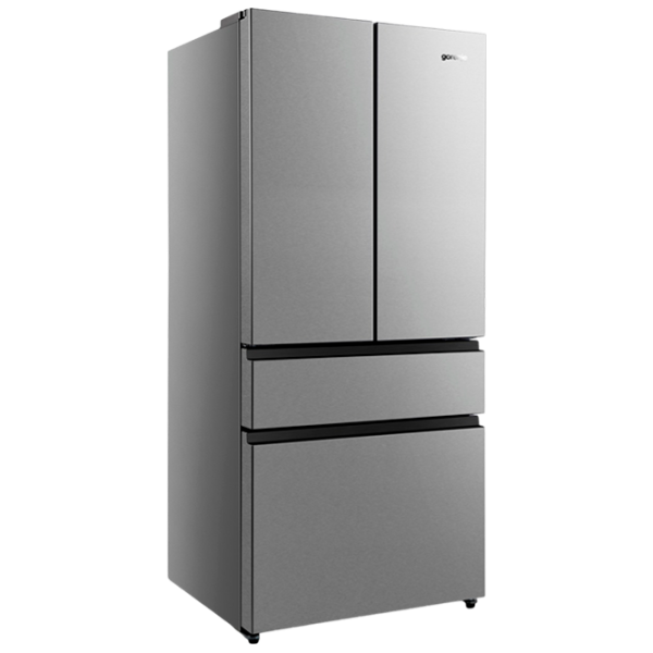 Frigider Gorenje NRM8181UX cu congelator jos 421 l / 181.7 cm / Inox photo 2