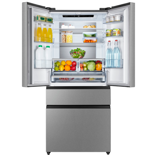 Frigider Gorenje NRM8181UX cu congelator jos 421 l / 181.7 cm / Inox photo 3