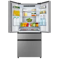 Frigider Gorenje NRM8181UX cu congelator jos 421 l / 181.7 cm / Inox photo 3