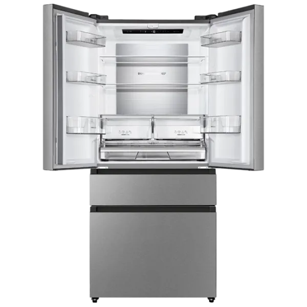 Frigider Gorenje NRM8181UX cu congelator jos 421 l / 181.7 cm / Inox photo 4