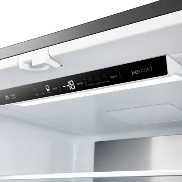 Frigider Gorenje NRM8181UX cu congelator jos 421 l / 181.7 cm / Inox photo 6