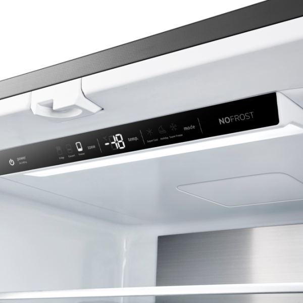 Frigider Gorenje NRM8181UX cu congelator jos 421 l / 181.7 cm / Inox photo 6