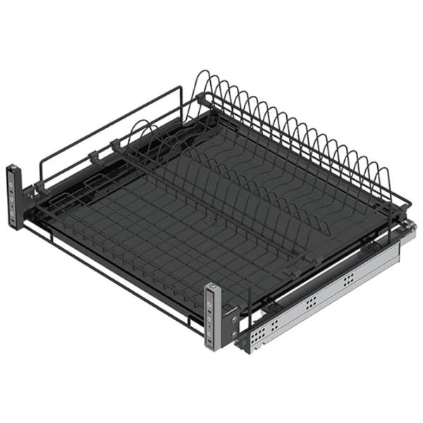 Сушилка для посуды Starax Undermount Rail Металл/ Black photo 1