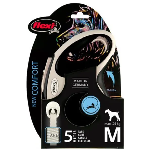 Lesă Beeztees FLEXI NEW COMFORT Tape M/ pentru câine photo 2