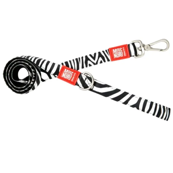 Lesă Max & Molly Zebra L/ pentru câine photo 1 Lesă Max & Molly Zebra L/ pentru câine photo 1