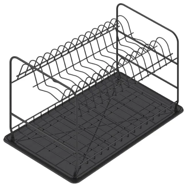 Сушилка для посуды Starax drying shelf Металл/ Black photo 1