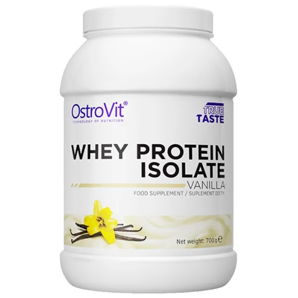 Proteină OstroVit Whey Protein Isolate 700 g (5902232611823) praf/ Vanilie photo 1