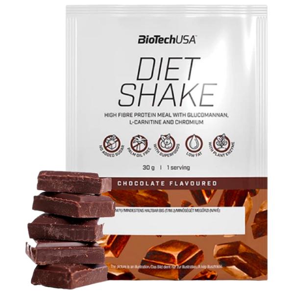 Proteină BioTechUSA Diet Shake 30 g (5999076240562) praf/ Ciocolată photo 1 Proteină BioTechUSA Diet Shake 30 g (5999076240562) praf/ Ciocolată photo 1