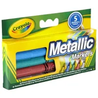 Carioci Crayola Metallic Markers Cantitatea în set - 5 buc.
