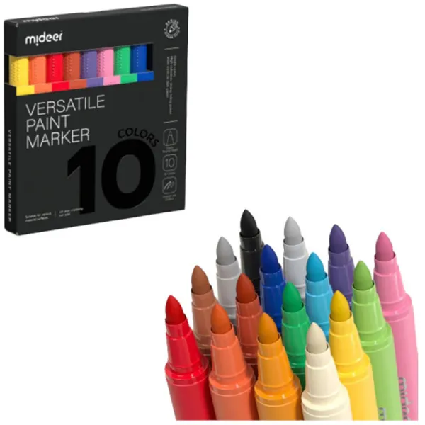 Mаркеры Mideer Universal markers Количество в наборе - 10 шт. photo 1 Mаркеры Mideer Universal markers Количество в наборе - 10 шт. photo 1