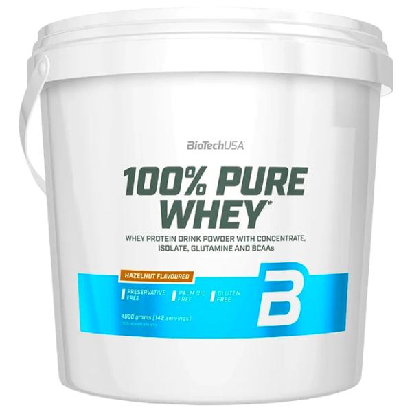 Proteină BioTechUSA 100% Pure Whey 4000 g (5999076222131) praf/ Alune photo 1 Proteină BioTechUSA 100% Pure Whey 4000 g (5999076222131) praf/ Alune photo 1