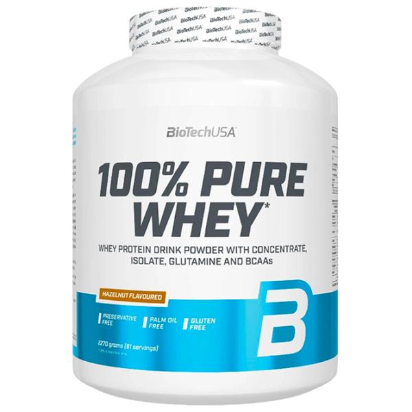 Proteină BioTechUSA 100% Pure Whey 2270 g (5999076222049) praf/ Alune photo 1 Proteină BioTechUSA 100% Pure Whey 2270 g (5999076222049) praf/ Alune photo 1