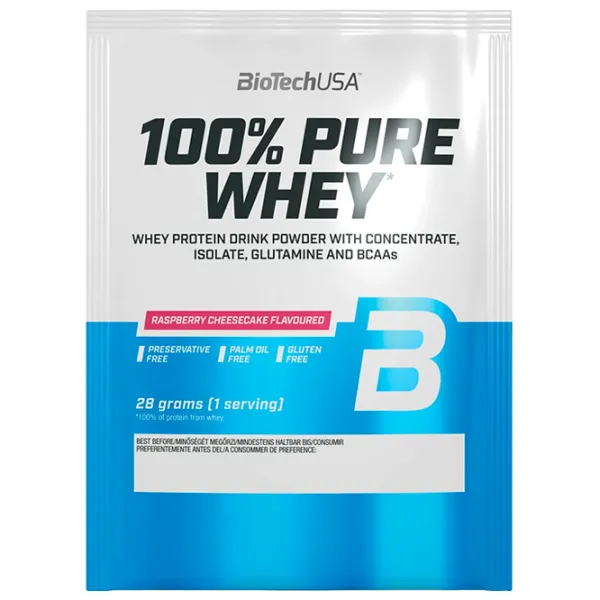 Proteină BioTechUSA 100% Pure Whey 28 g (5999076238507) praf/ Iaurt de vișină photo 1 Proteină BioTechUSA 100% Pure Whey 28 g (5999076238507) praf/ Iaurt de vișină photo 1