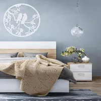 Кровати с тумбочками Ideal Mobila Dante ПВХ/ Дуб Сонома photo 4