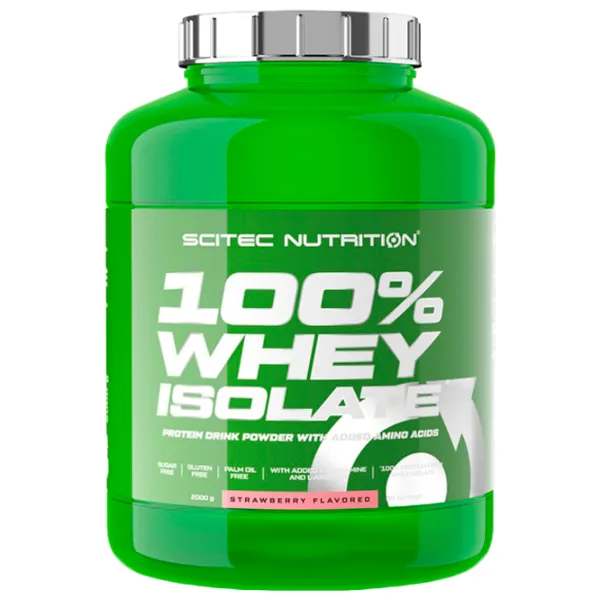 Proteină Scitec Nutrition 100% Whey Isolate 2000 g (5999100023017) praf/ Сăpșuni photo 1 Proteină Scitec Nutrition 100% Whey Isolate 2000 g (5999100023017) praf/ Сăpșuni photo 1