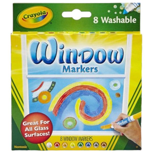 Carioci Crayola Window markers Cantitatea în set - 8 buc. photo 1