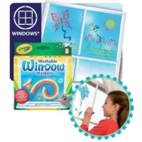 Carioci Crayola Window markers Cantitatea în set - 8 buc. photo 3