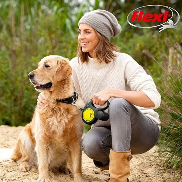 Поводок Beeztees FLEXI NEW Classic Neon Tape S/ для собаки photo 3