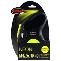Поводок Beeztees FLEXI NEW Classic Neon Tape M/ для собаки photo 4