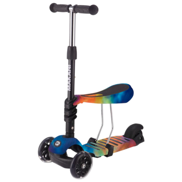 Trotinetă pentru copii cu trei roți Makani Ride and Skate (31006010092) 50 kg/ Black photo 1 Trotinetă pentru copii cu trei roți Makani Ride and Skate (31006010092) 50 kg/ Black photo 1