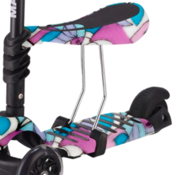 Детский трёхколёсный самокат Makani Ride and Skate (31006010091) 50 кг/ Black photo 2 Детский трёхколёсный самокат Makani Ride and Skate (31006010091) 50 кг/ Black photo 2