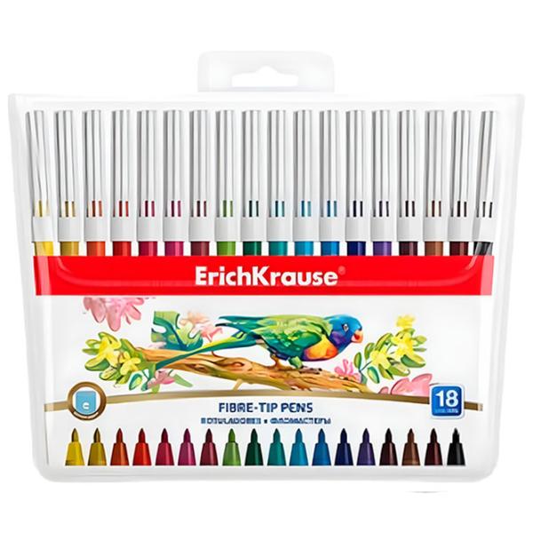 Mаркеры ErichKrause Washable Количество в наборе - 18 шт. photo 1 Mаркеры ErichKrause Washable Количество в наборе - 18 шт. photo 1