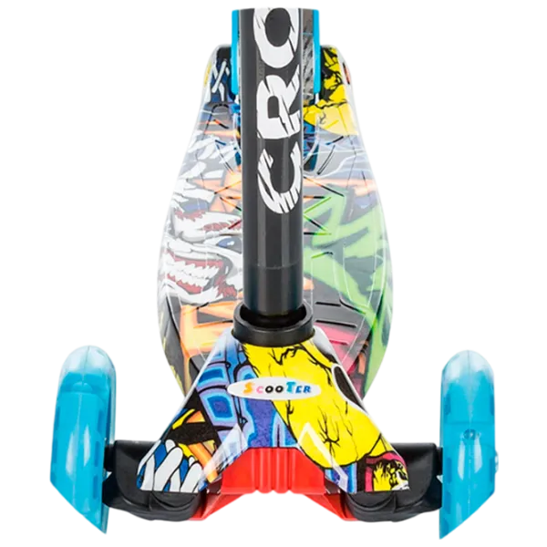 Trotinetă pentru copii cu trei roți Chipolino Croxer (DSCR01701BL) 50 kg/ Blue photo 3