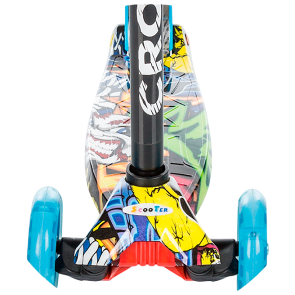 Trotinetă pentru copii cu trei roți Chipolino Croxer (DSCR01701BL) 50 kg/ Blue photo 3