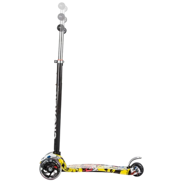 Trotinetă pentru copii cu trei roți Chipolino Croxer (DSCR01701BL) 50 kg/ Blue photo 4