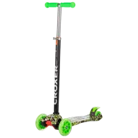 Trotinetă pentru copii cu trei roți Chipolino Croxer (DSCR01703GR) 50 kg/ Green
