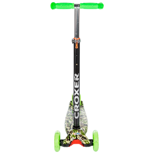 Trotinetă pentru copii cu trei roți Chipolino Croxer (DSCR01703GR) 50 kg/ Green photo 2