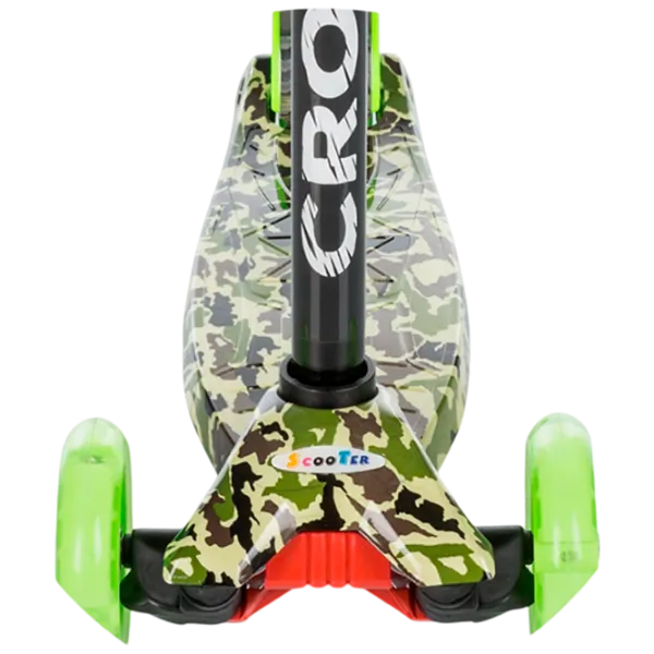 Trotinetă pentru copii cu trei roți Chipolino Croxer (DSCR01703GR) 50 kg/ Green photo 3