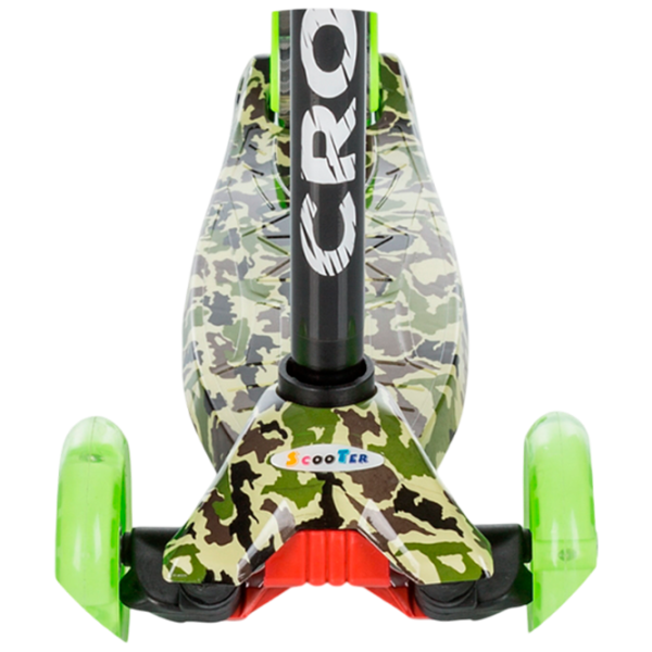 Trotinetă pentru copii cu trei roți Chipolino Croxer (DSCR01703GR) 50 kg/ Green photo 3