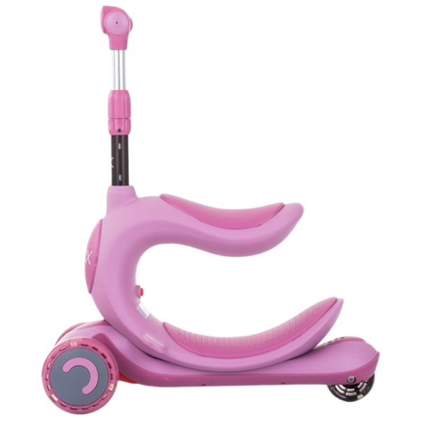 Детский трёхколёсный самокат Chipolino Space X (DSSPX0221LL) 50 кг/ Pink photo 2